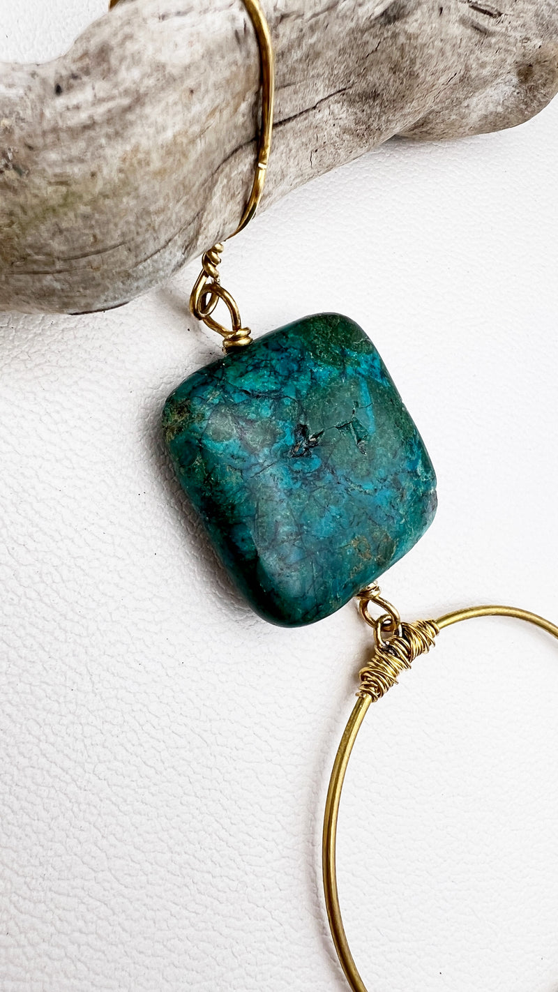 By The Lakeside | a Sunburst & Driftwood Boho Necklace