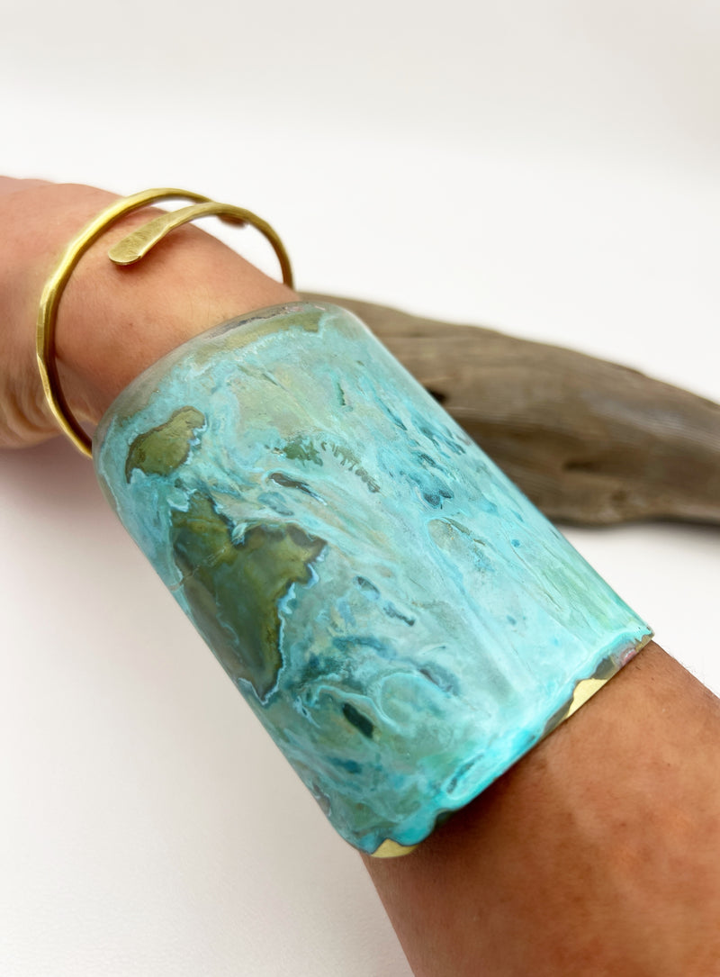 Turquoise Goddess Cuff | Patina Bracelet