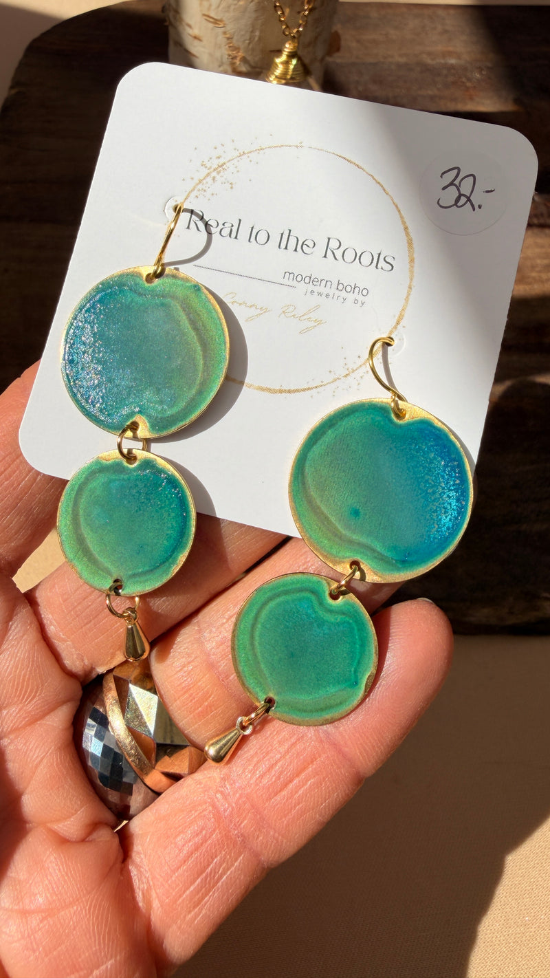 Emerald Patina Earrings | Multiple Styles