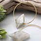 Seize the Day | Rhombus Gem Hoops, More Gem Options