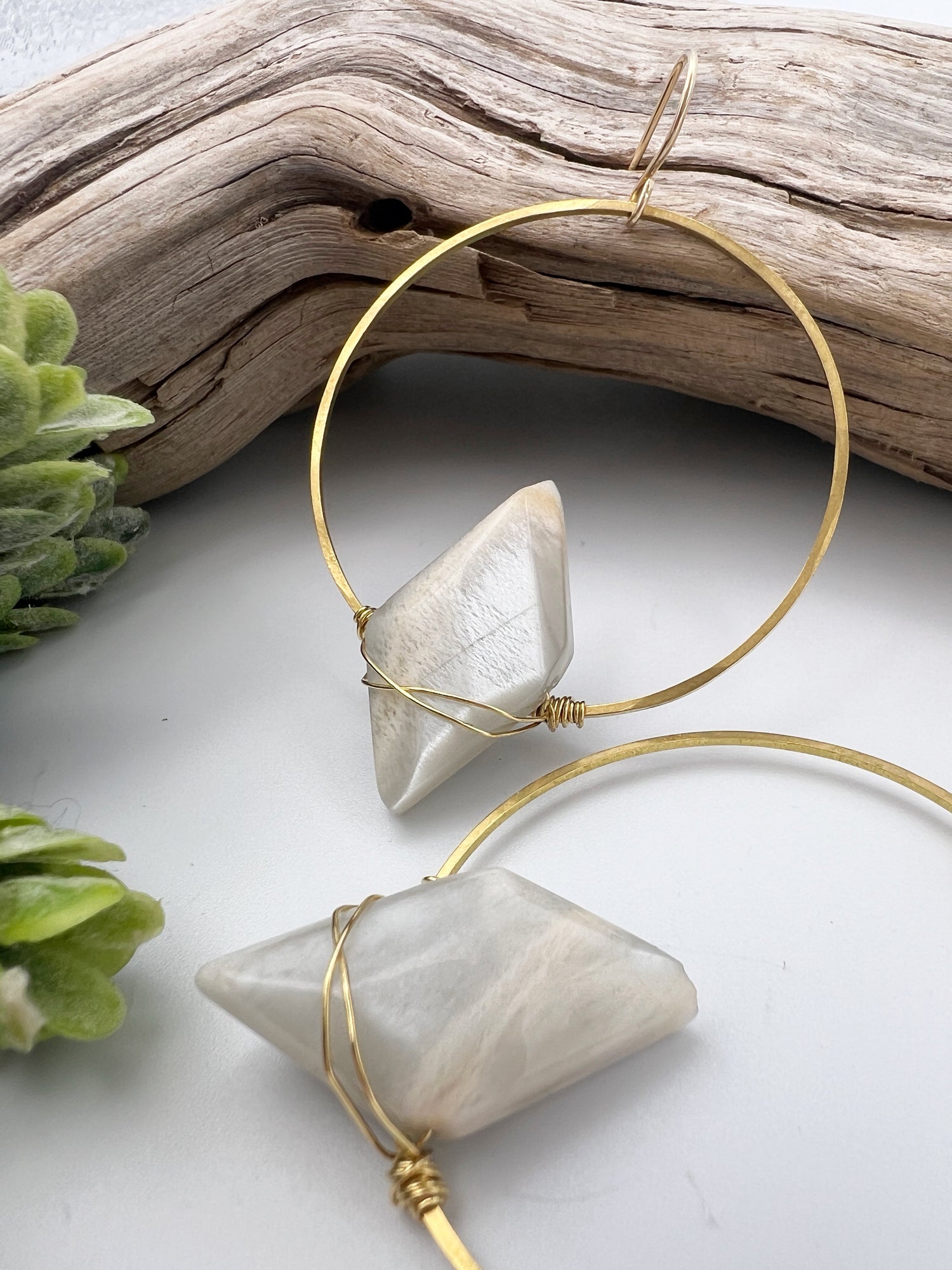 Seize the Day | Rhombus Gem Hoops