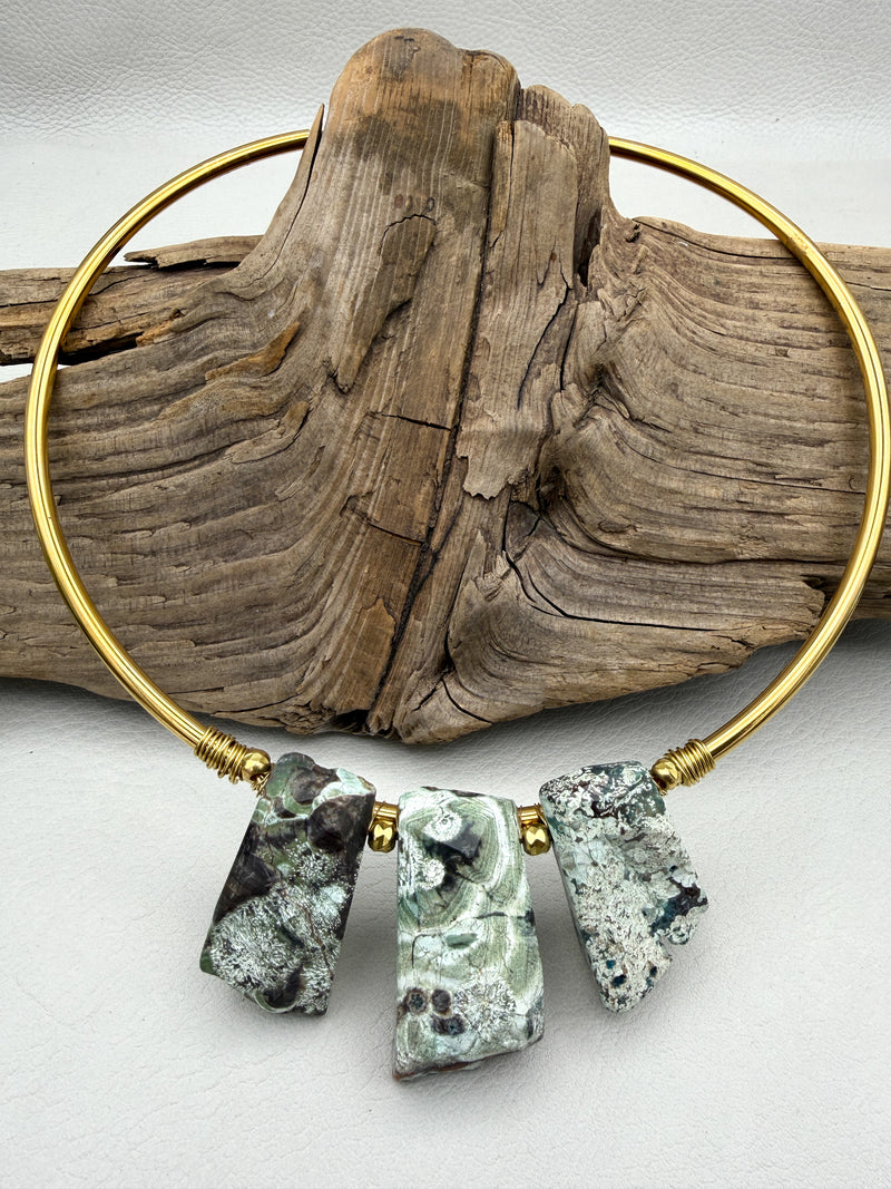 The Ocean Jasper Collar