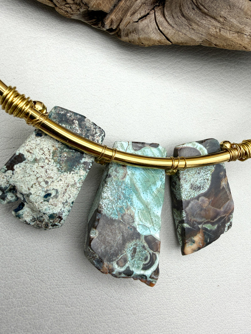 The Ocean Jasper Collar