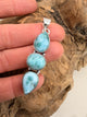 Water Bloom | Larimar Silver Necklace