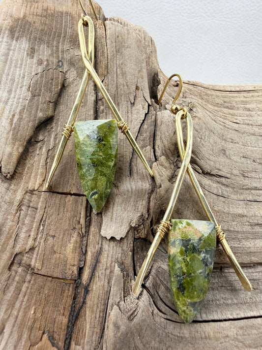 Tangled Moss | unakite