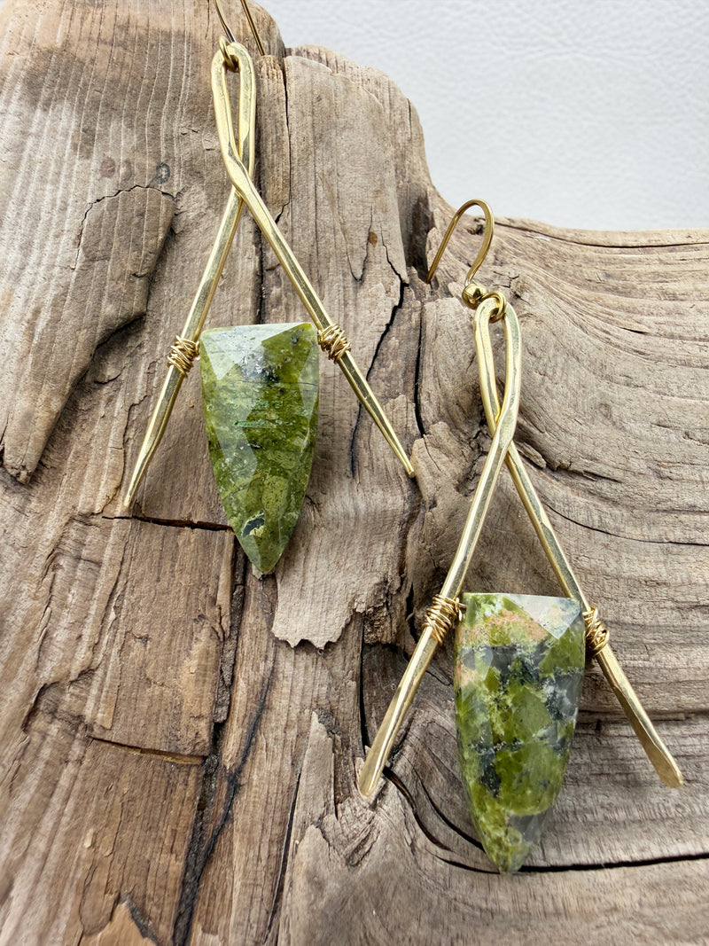 Tangled Moss | unakite