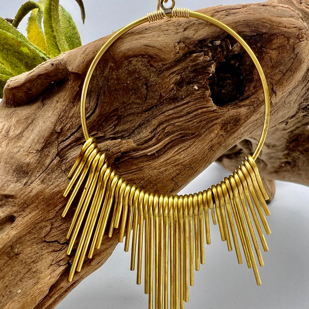 Solaris Earrings | Sunburst Hoop Earrings