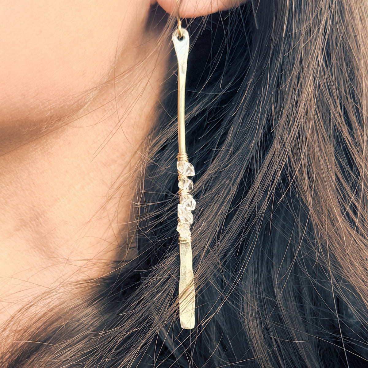 Star Studded | Herkimer Earring Bars
