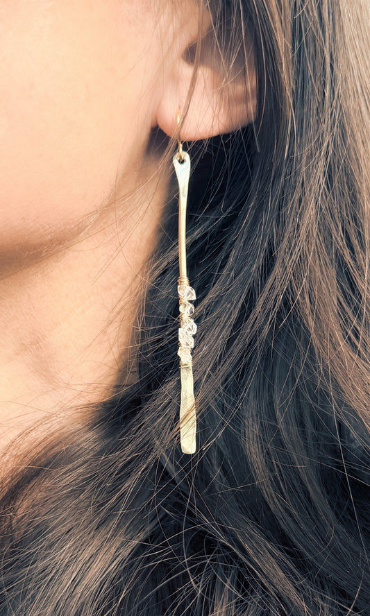 Star Studded | Herkimer Earring Bars