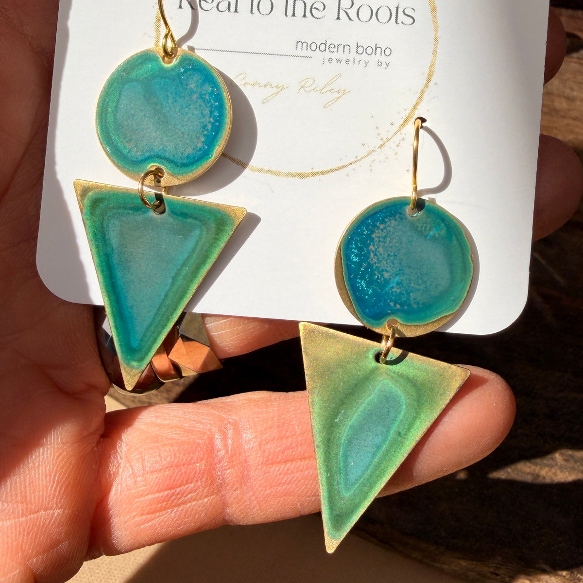 Emerald Patina Earrings | Multiple Styles