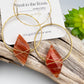 Seize the Day | Rhombus Gem Hoops