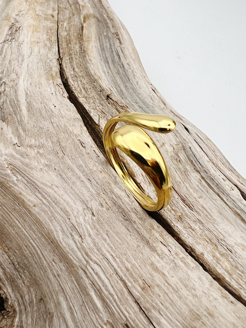 Golden Leaves | Adjustable Leaf-Inspired Rings