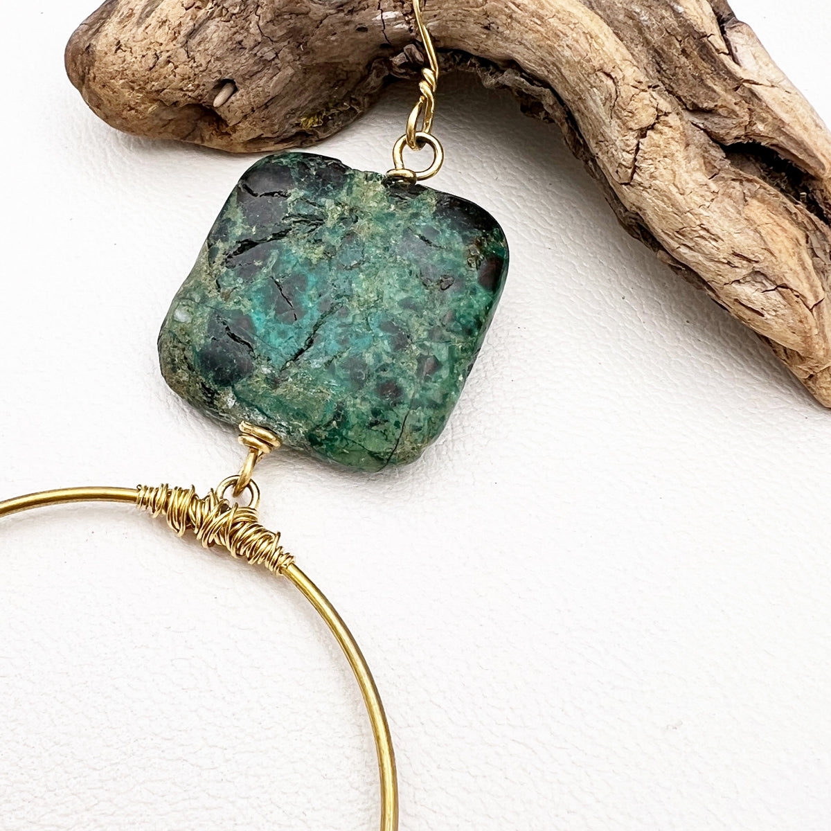 By The Lakeside | a Sunburst & Driftwood Boho Necklace