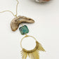 By The Lakeside | a Sunburst & Driftwood Boho Necklace