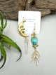Vintage Moon and Owl | crystals & patina