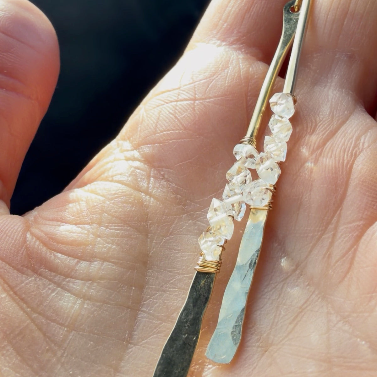 Star Studded | Herkimer Earring Bars