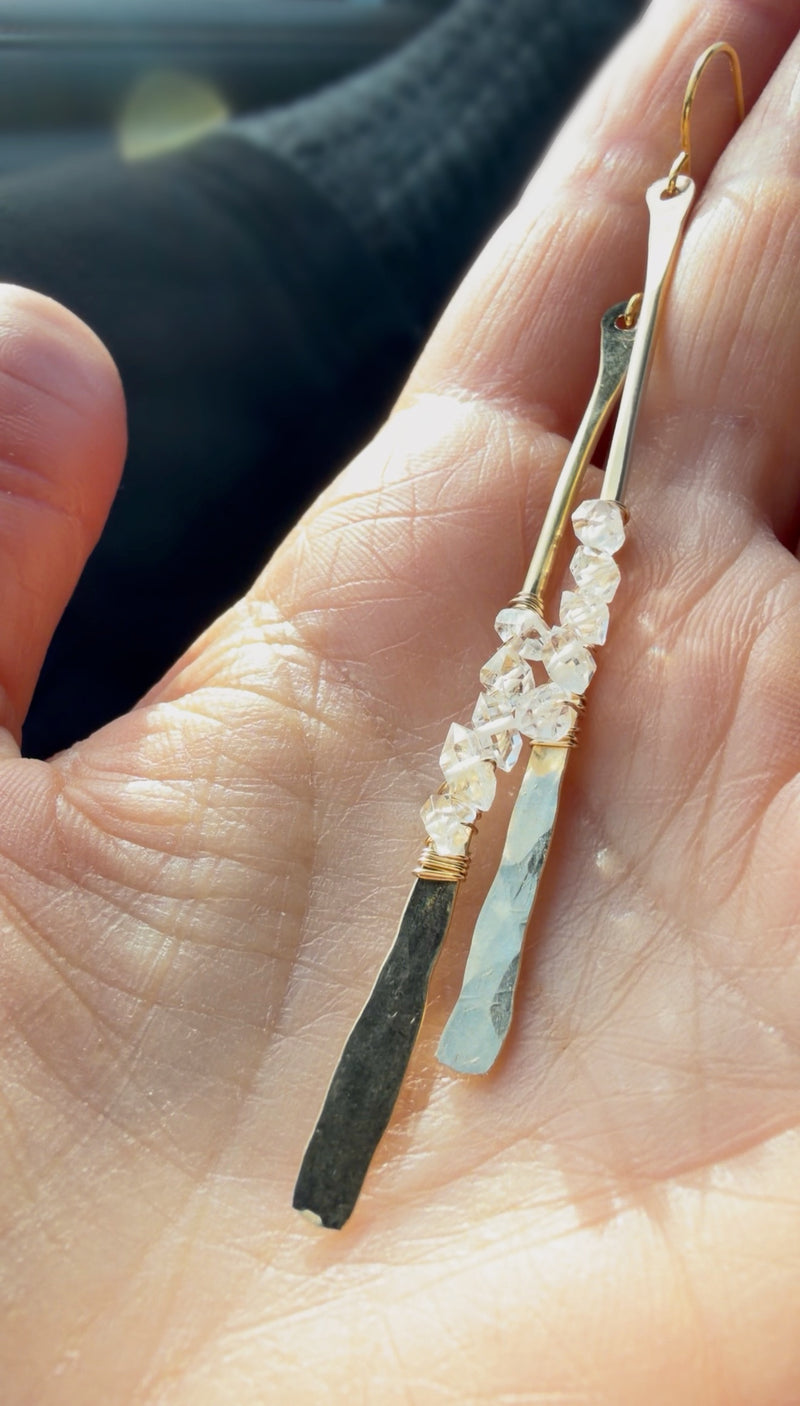 Star Studded | Herkimer Earring Bars