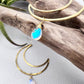 Renew | Crescent Moon with Crystal