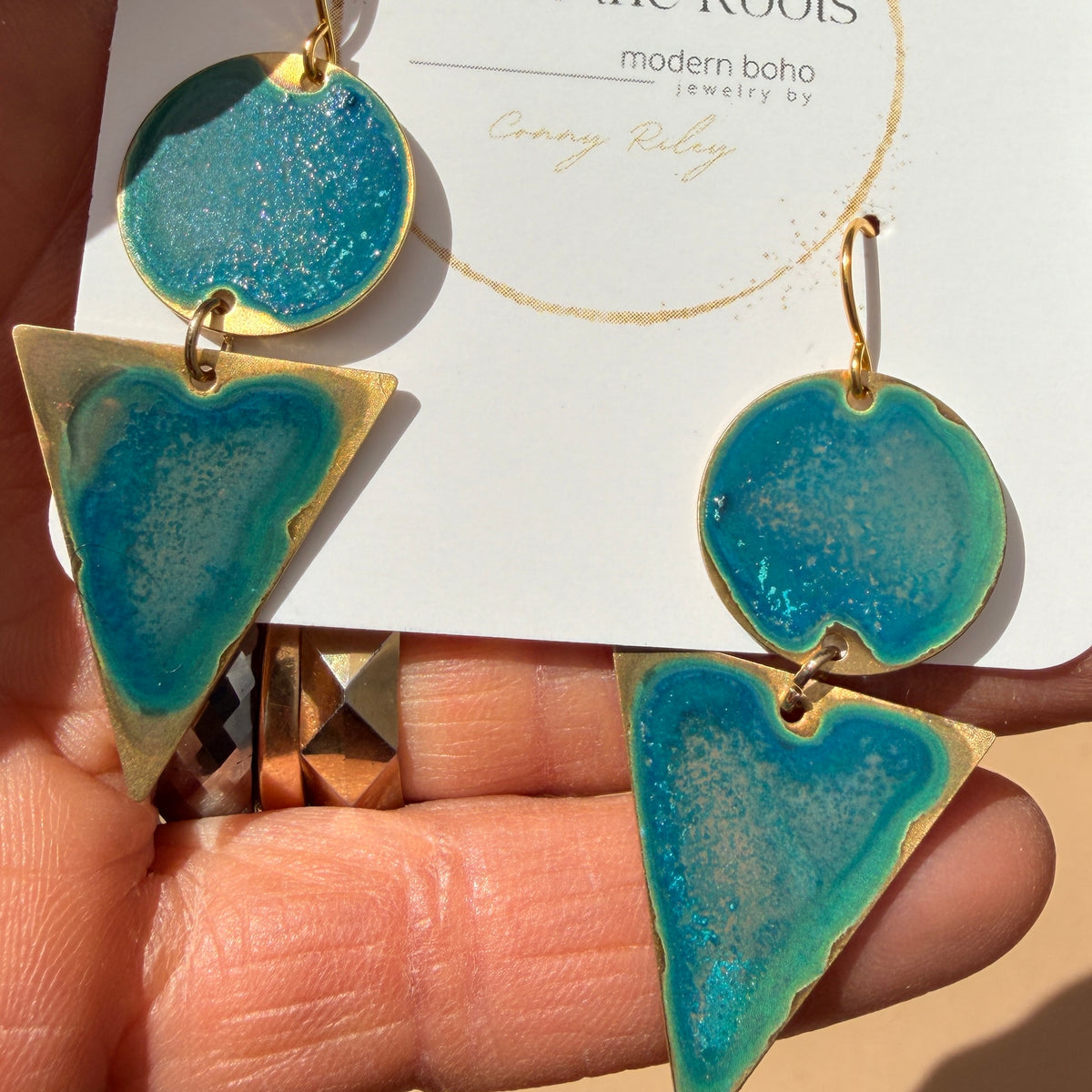 Emerald Patina Earrings | Multiple Styles