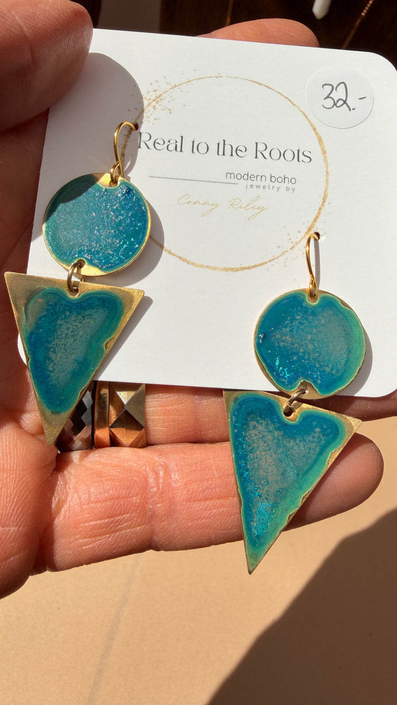 Emerald Patina Earrings | Multiple Styles