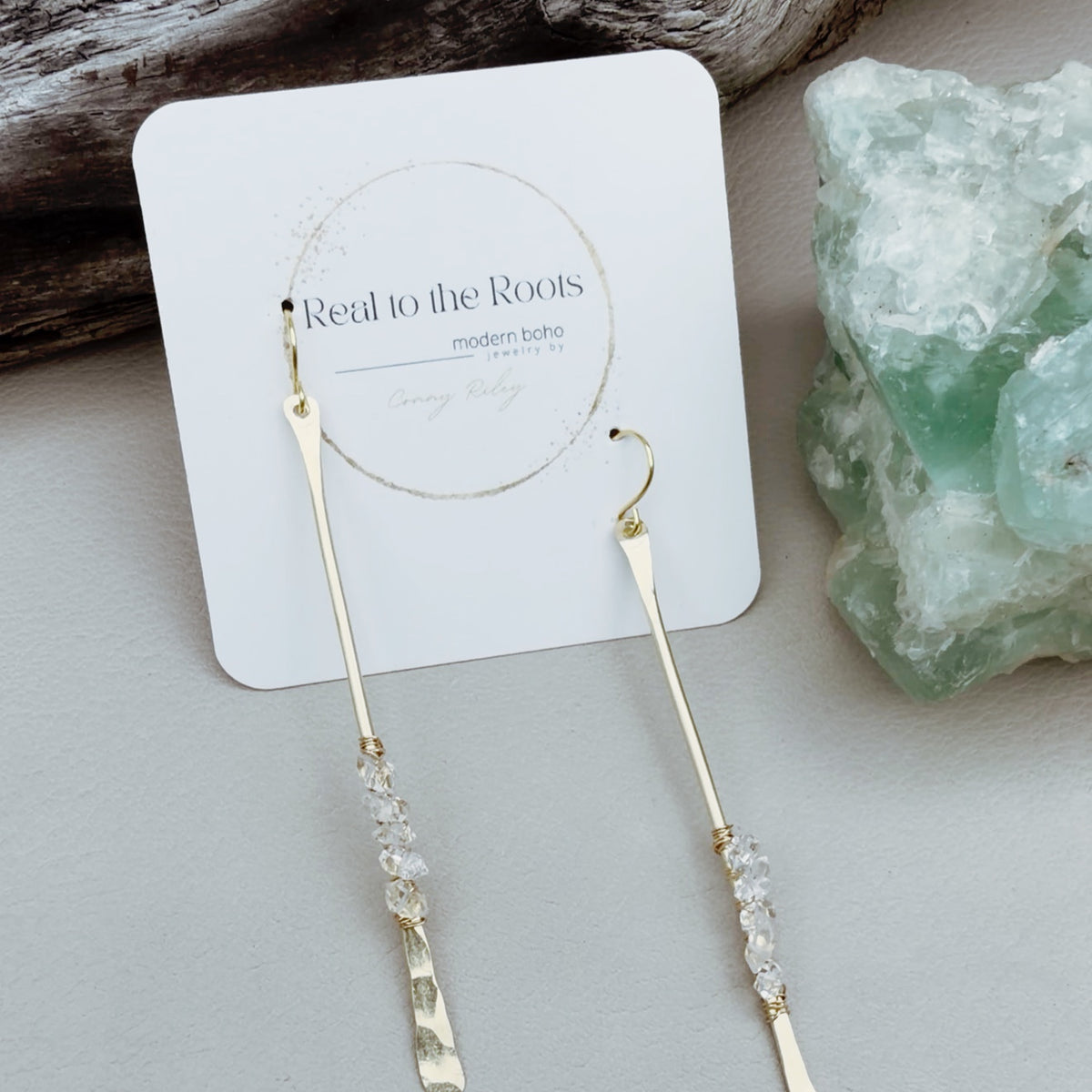 Star Studded | Herkimer Earring Bars