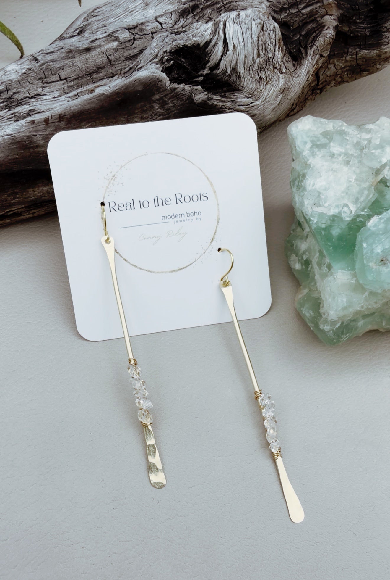 Star Studded | Herkimer Earring Bars