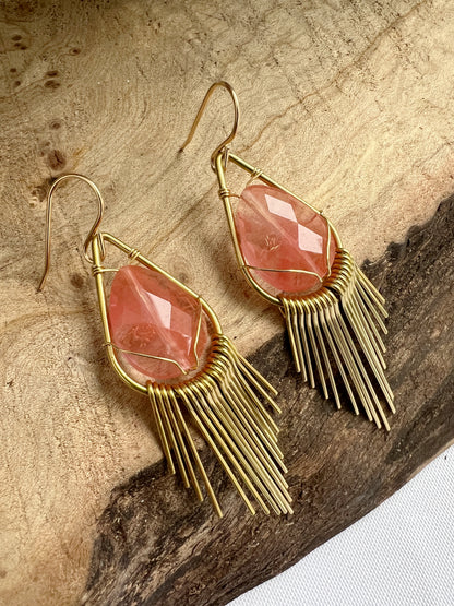 Vintage Drop Fringes | multiple stones