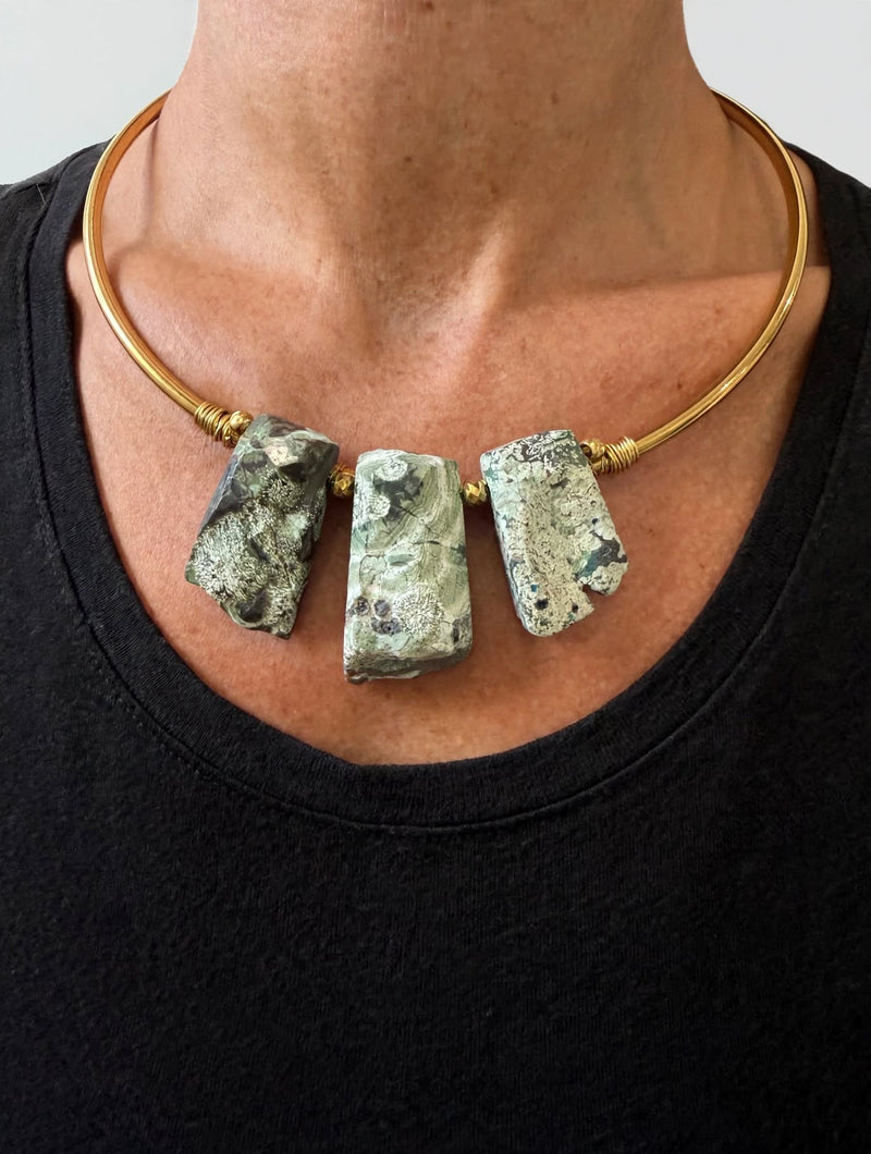 The Ocean Jasper Collar