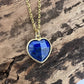 Gold Rimmed Heart Necklace