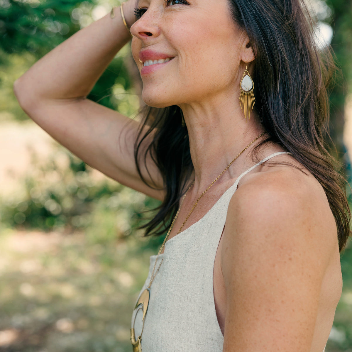 Vintage Drop Fringes | multiple stones