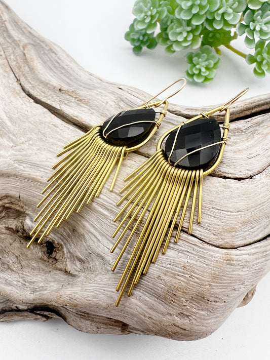 Vintage Drop Fringes | multiple stones