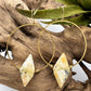 Seize the Day | Rhombus Gem Hoops