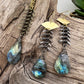 Dragon Tales | Labradorite Dangle Earrings