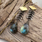 Dragon Tales | Labradorite Dangle Earrings