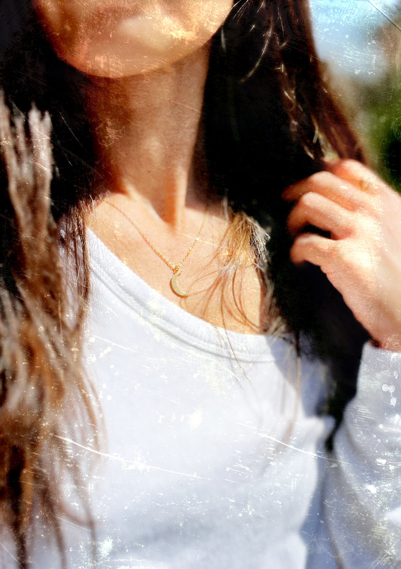 Simple Moon Necklace