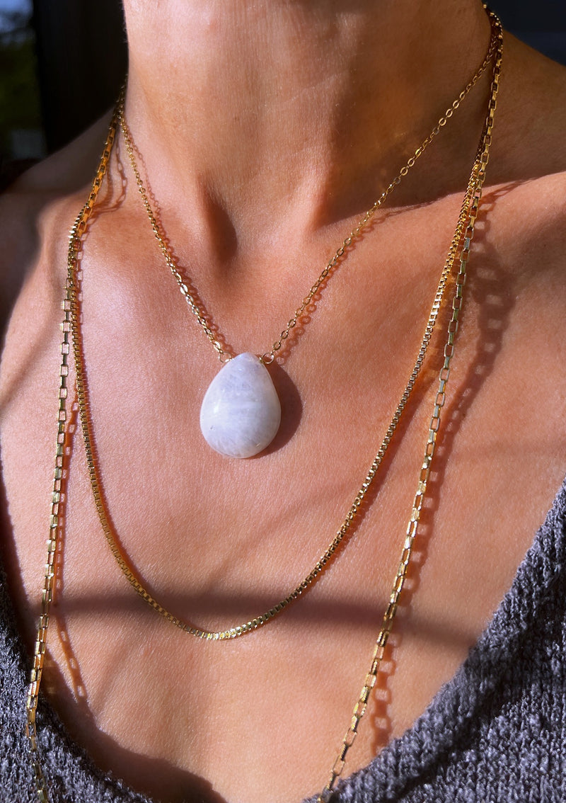 Walk with Luna | Moonstone Layered Necklace