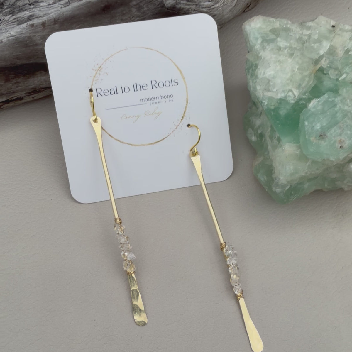 Star Studded | Herkimer Earring Bars