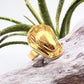"Golden cowboy hat statement ring in solid steel – Rodeo Spirit Ring by Real To The Roots"