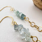 Whispers of Blue | Chain Earrings with Kyanite