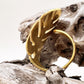 Golden Monstera | Waterproof Stainless Steel Ring