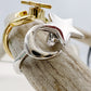 gold fidget ring with spinning star and moon