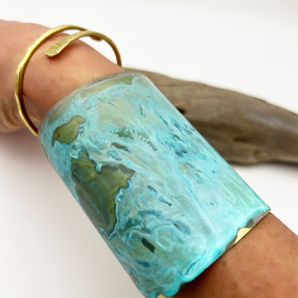 Turquoise Goddess Cuff | Patina Bracelet