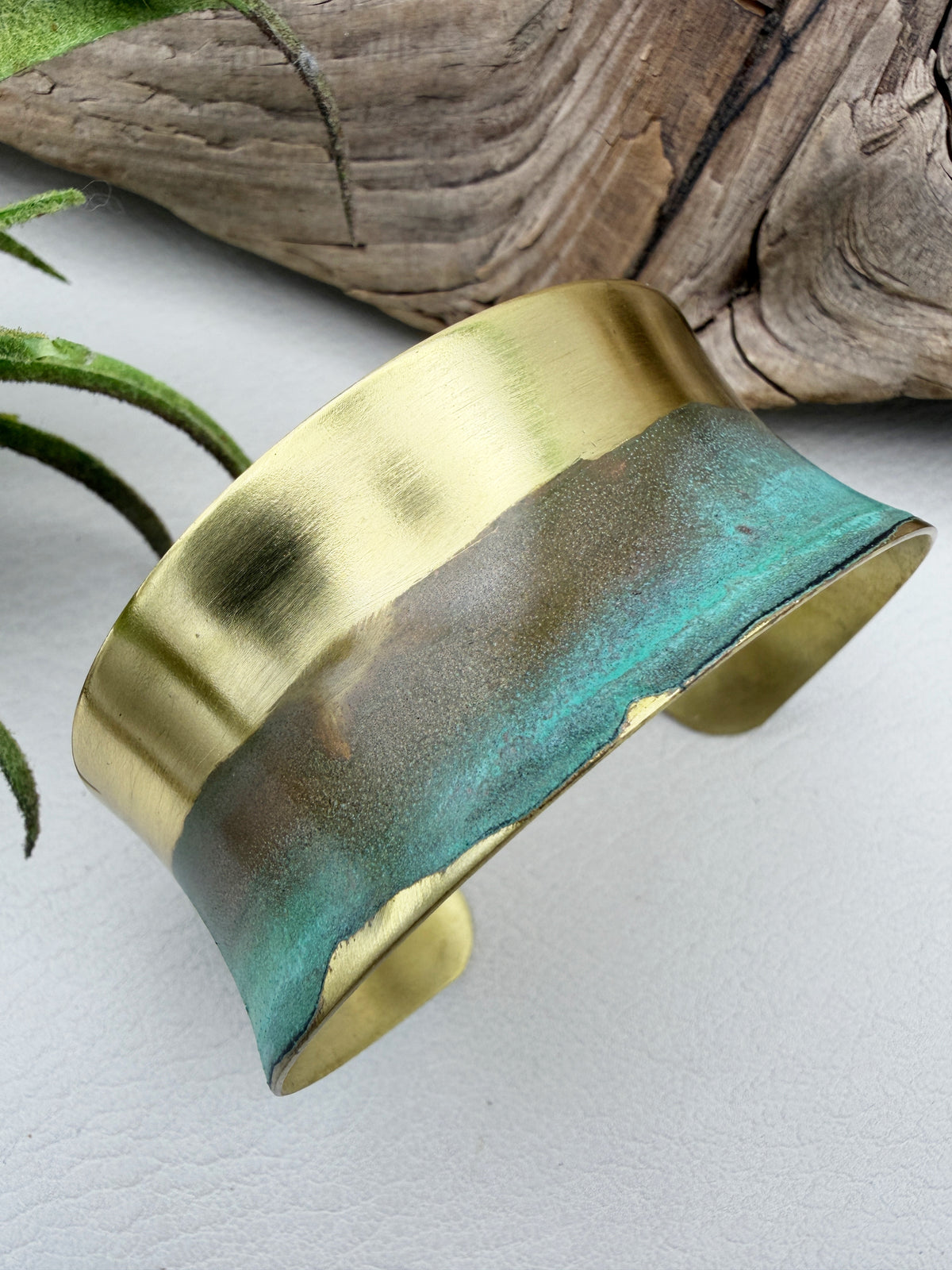 Patina Bracelet | 1 inch concave