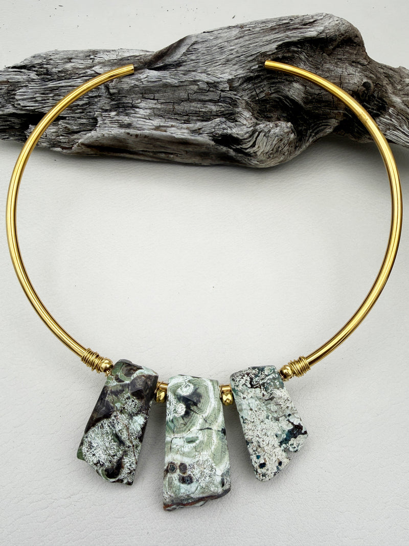 The Ocean Jasper Collar