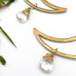 Renew | Crescent Moon with Crystal