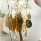 Box Chain Earrings | crystal drops