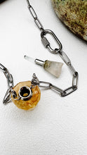 Load image into Gallery viewer, Citrine Essential Oil Vial Necklace