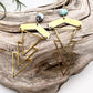 Geometric 1920's Earrings | more stones